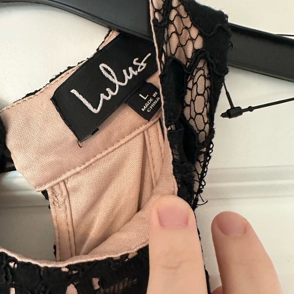 Lulu's Black Lace Halter Jumpsuit - Picture 10 of 13